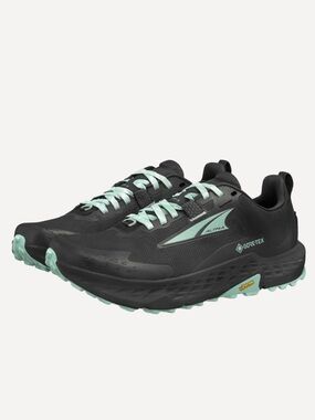 Altra Timp 5 GTX Black with Mint Trail Running Sneakers
